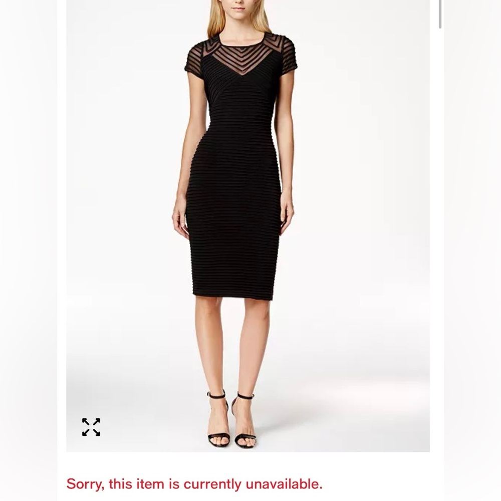 Calvin Klein Elegant Black Dress